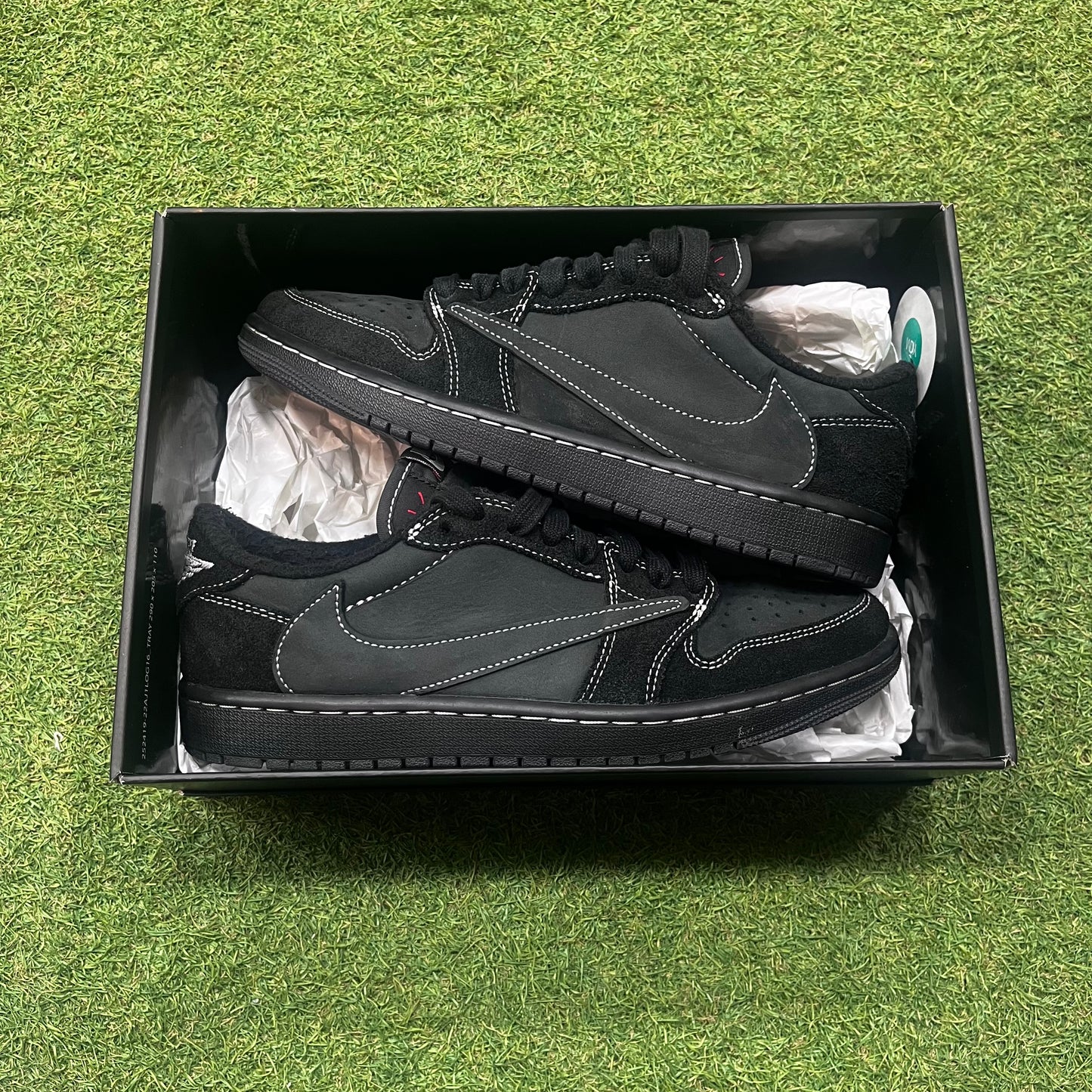 Air Jordan 1 Low OG SP Travis Scott Black Phantom - Recondicionados