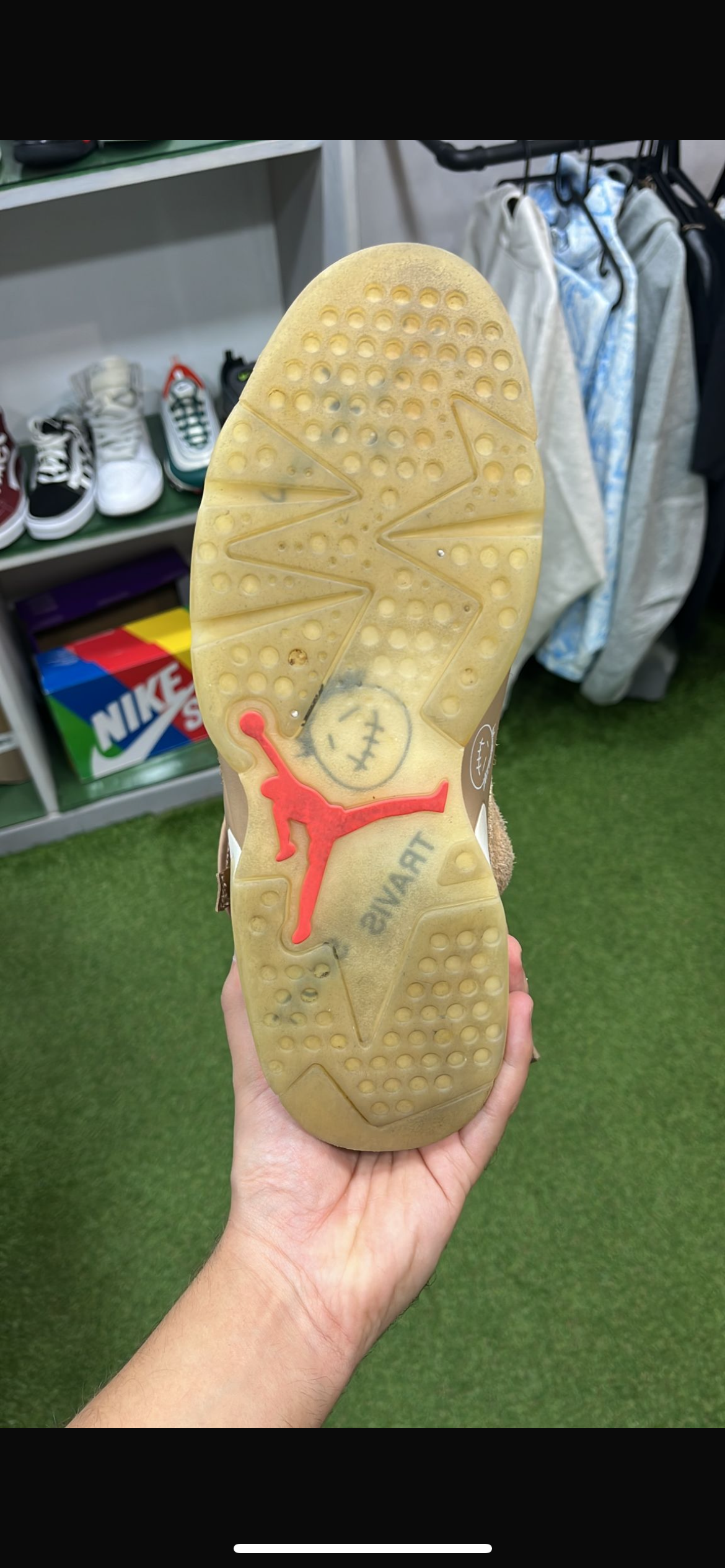 Air Jordan 6 Travis Scott British Khaki - Recondicionado