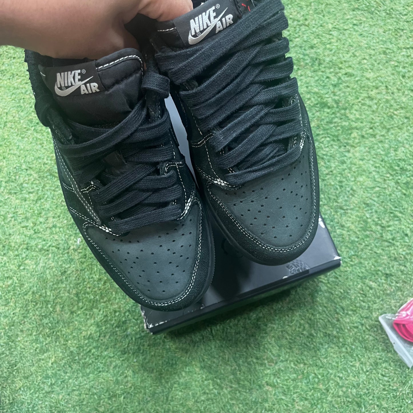Air Jordan 1 Low OG SP Travis Scott Black Phantom - Recondicionados
