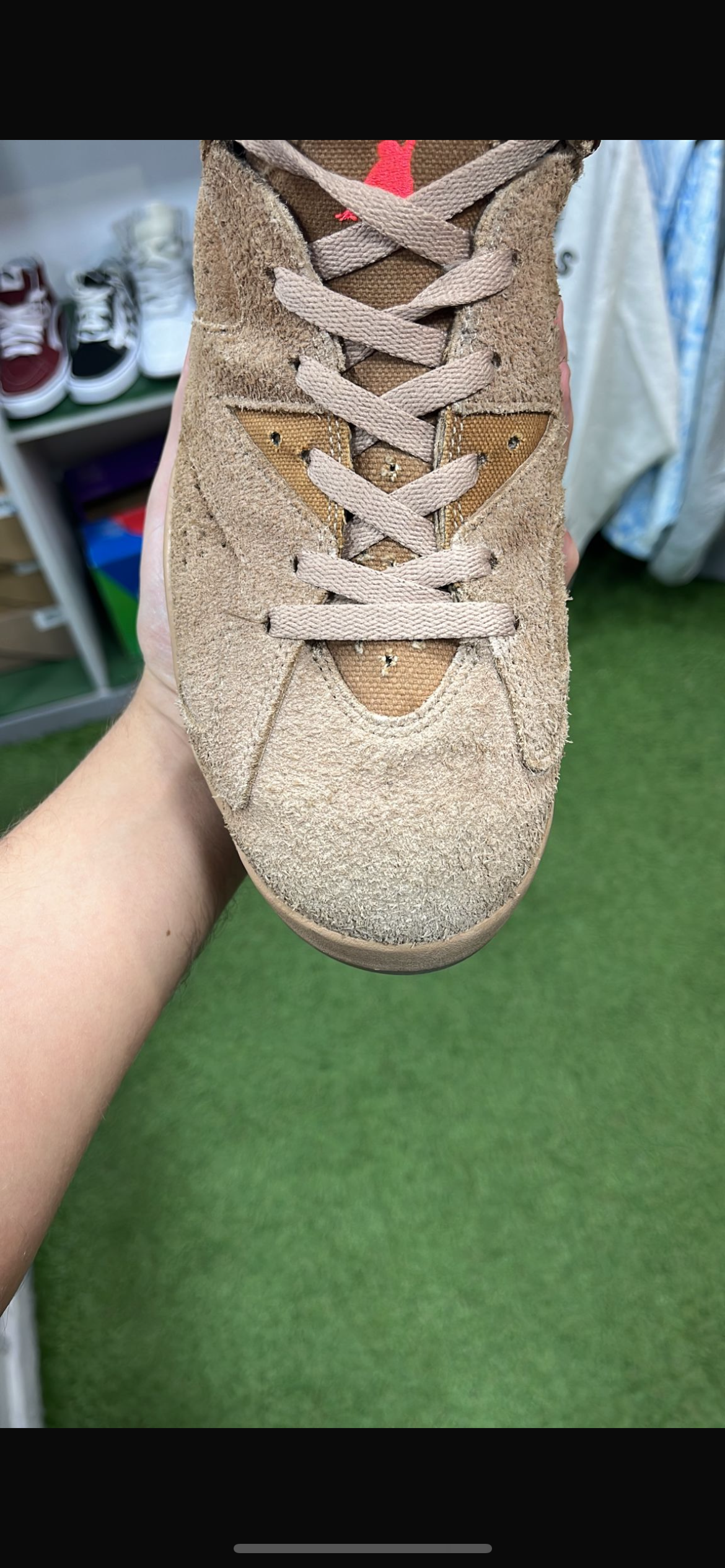 Air Jordan 6 Travis Scott British Khaki - Recondicionado