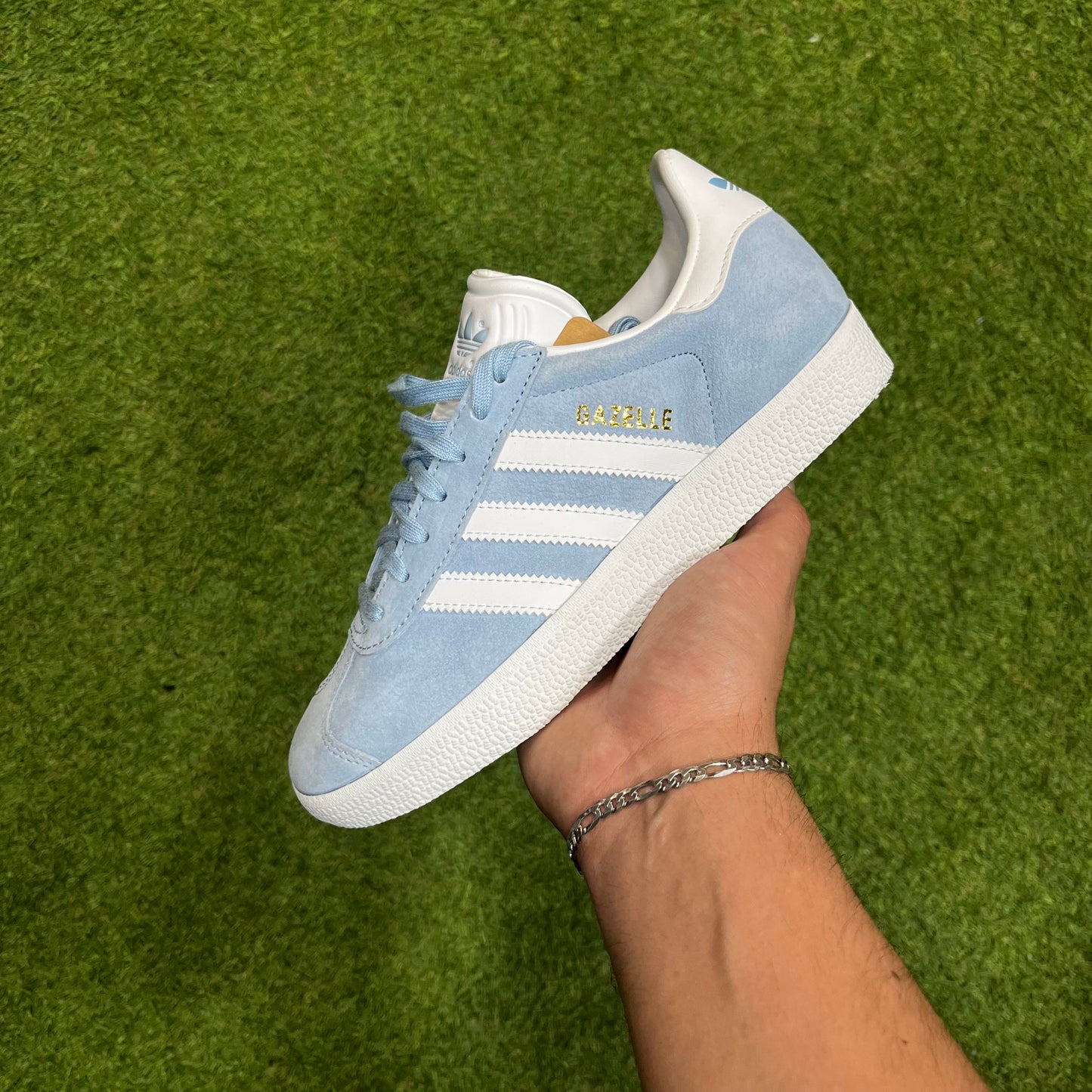 Adidas Gazelle Clear Sky White