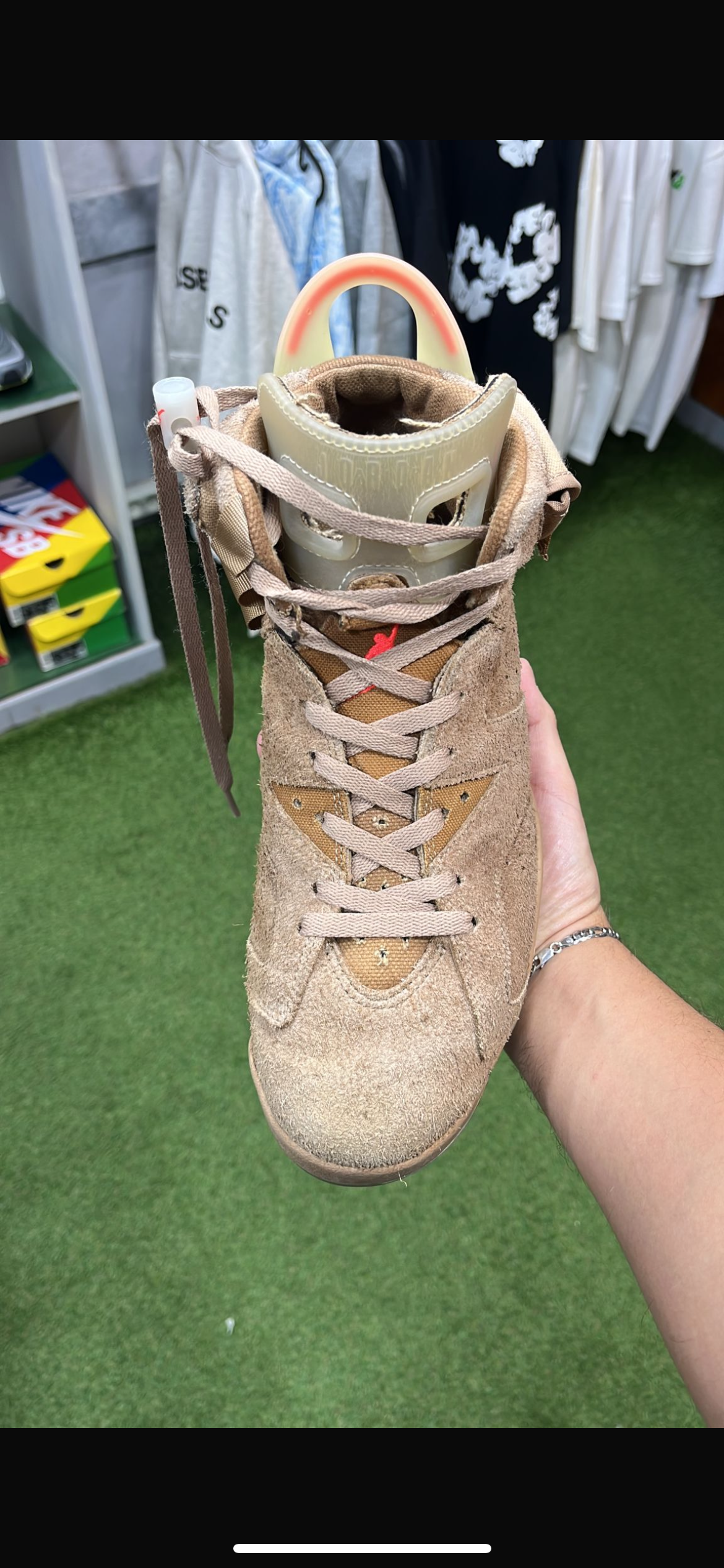 Air Jordan 6 Travis Scott British Khaki - Recondicionado