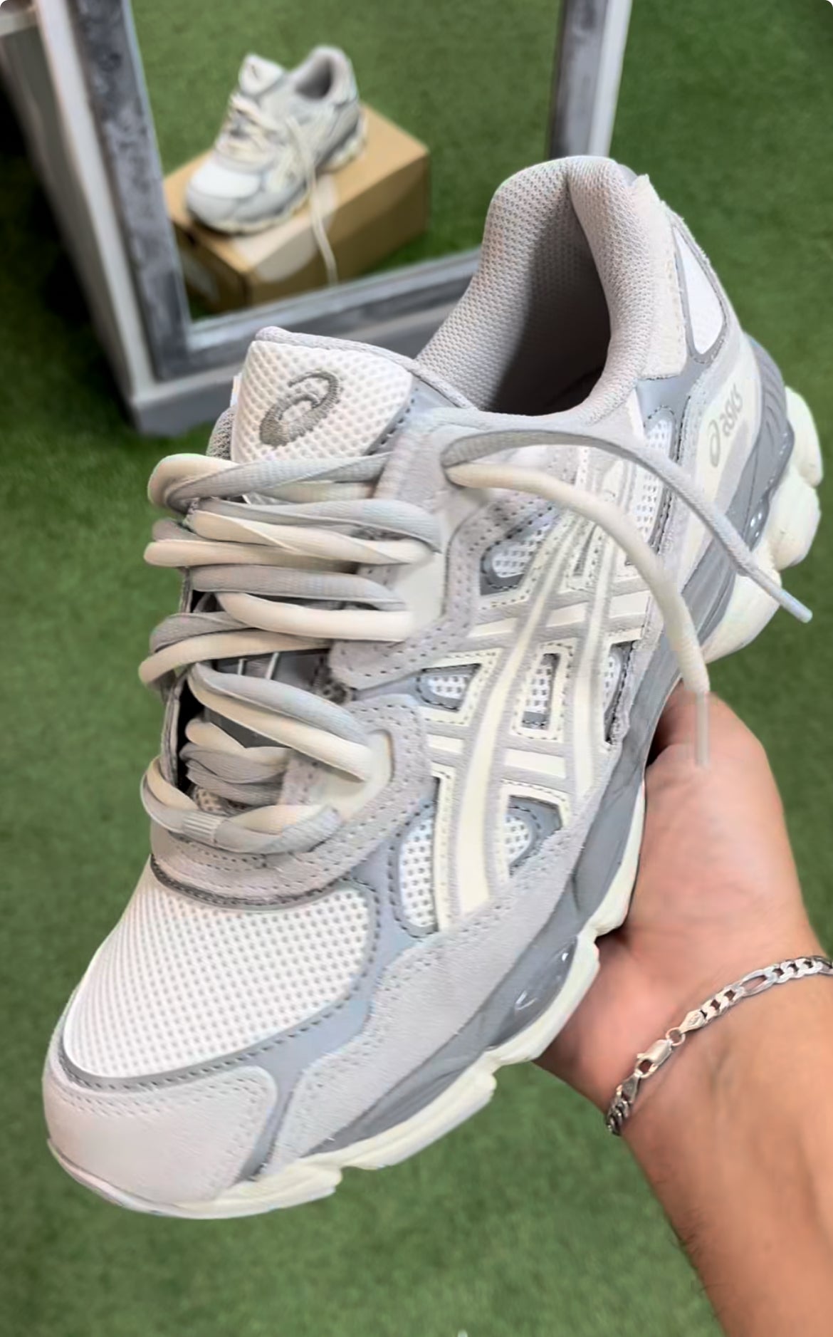 ASICS Gel-NYC Cream Oyster Grey