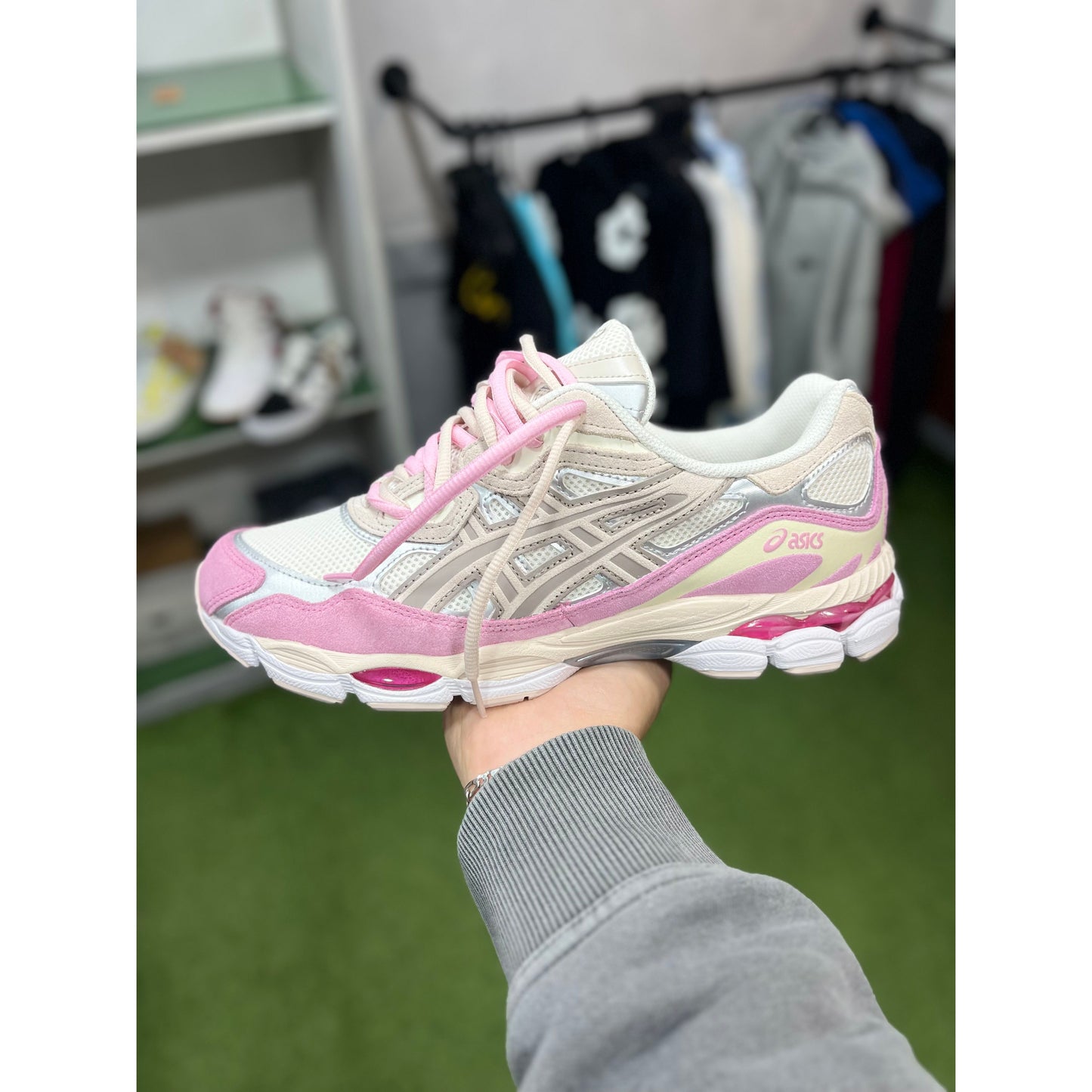 Asics Gel NYC Pink Cream (atacador duplo)