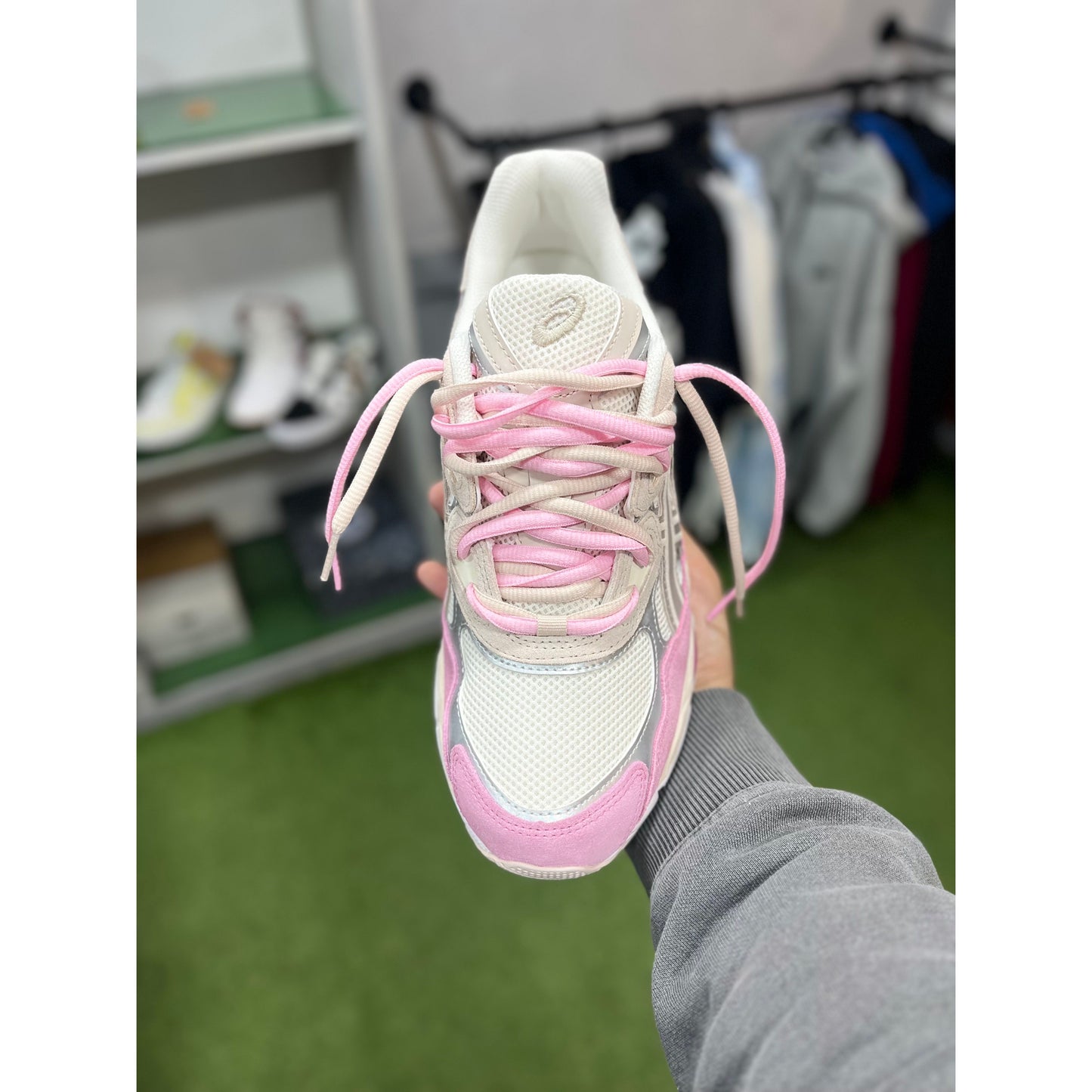 Asics Gel NYC Pink Cream (atacador duplo)