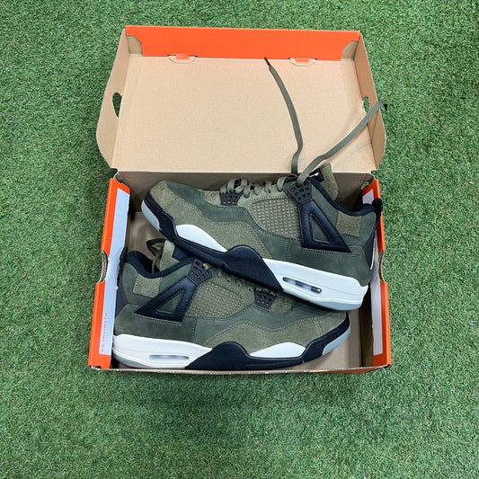 Air Jordan 4 Olive Canvas - Recondicionado