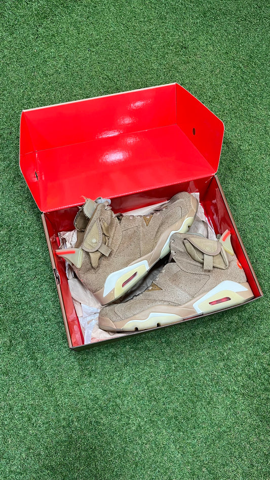Air Jordan 6 Travis Scott British Khaki - Recondicionado