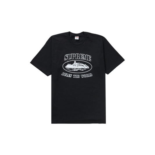 Supreme Corteiz Rules The World Tee Black