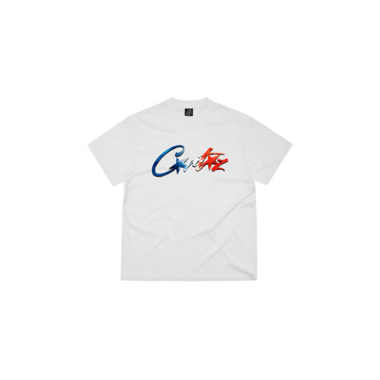 Corteiz Francais Allstarz Tee White